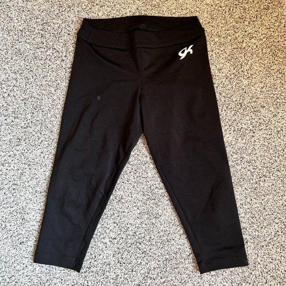 black lycra GK capri leggings - Adult Medium - Picture 1 of 1